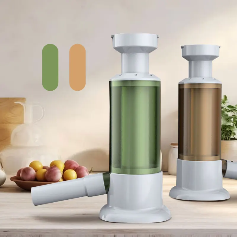 Sausage stuffer with 4 tubes of different sizes