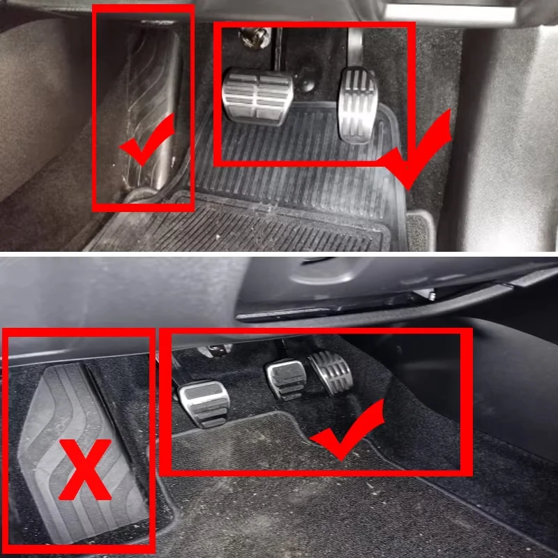 AT MT Car Foot Pedals car pedals stainless steel pedal cover For Renault Megane IV