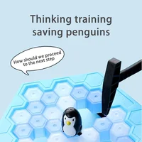 Children Save Penguin Ice Breaking Trap Toys Fun Parent Child Interaction Table Indoor Games Children's Toys Reduce Stress 2