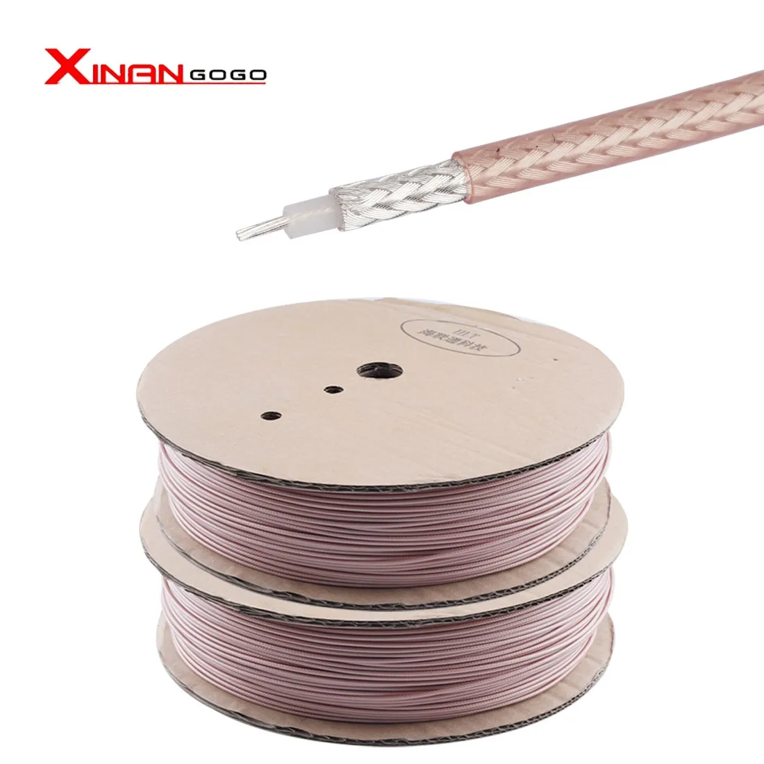 Cabo Coaxial rf Cabo 2.5 mm 50 Ohm Baixa Perda M17 113 Blindada Trança 10m 30ft Rg316
