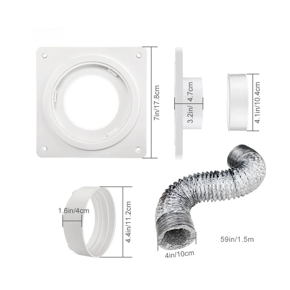 Dryer Vent Elbow Kit Warm Air Outlet Pipe Tightness Good Dryer Duct  Connector Dryer Hose System Kits for Kitchen Bathroom - AliExpress
