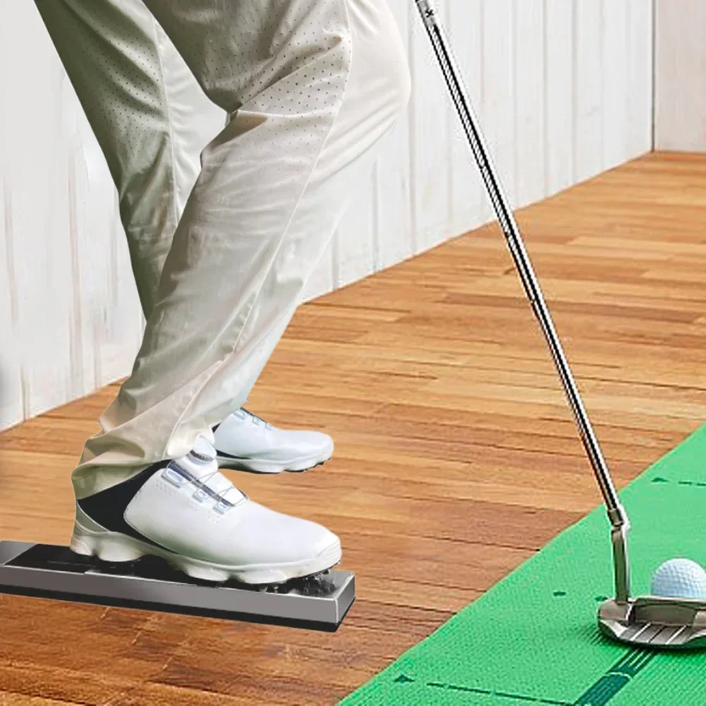 Golf Swing Training Auxiliary Pedal Removable Golf Swing Leg Gravity Pedal Posture Correction Trainer Supplies