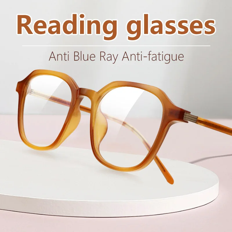 

Blue Light Blocking Reading Glasses Anti Eyestrain Lightweight TR90 Frame Readers for Women,Anti Glare UV Filter Eyeglasses