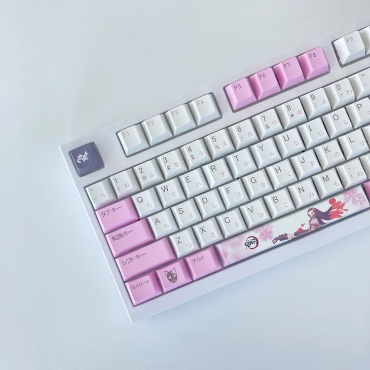 pbt material cereja perfil personalizado keycap para