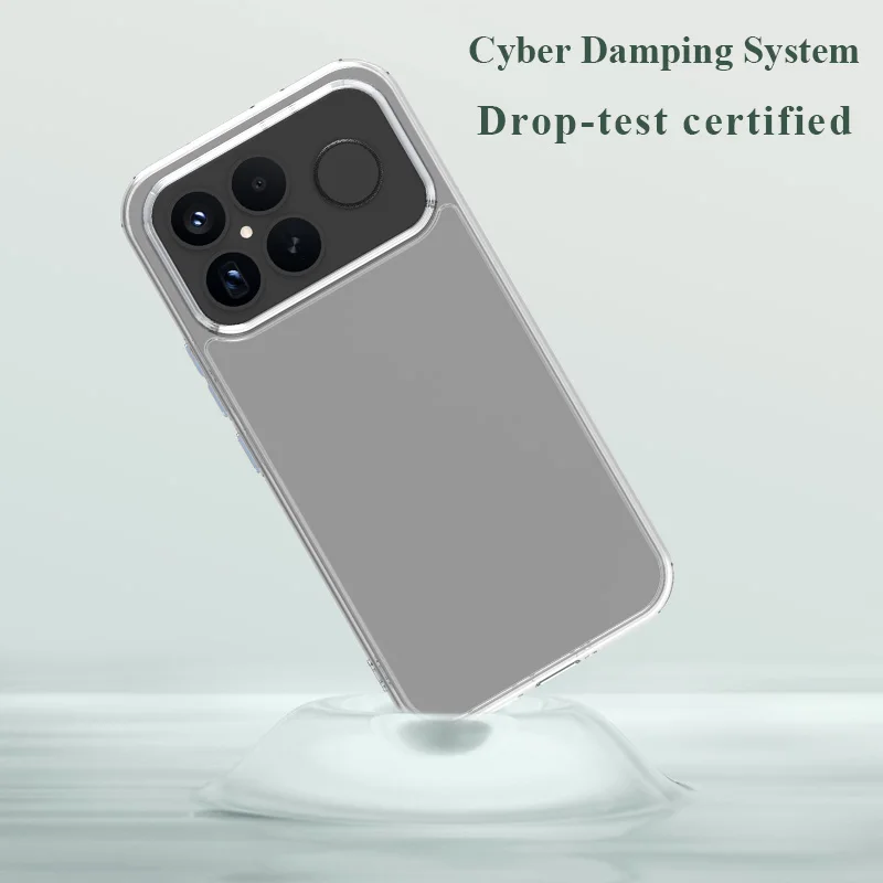 LeReach TOC Transparent TPU Frame with PC Hard Back Cover
