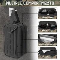 Tactical Toiletry Bag For Men Hygiene Bag Mens Shaving Kit Travel shower Makeup makeup pouch cosmetic organizer bags 4