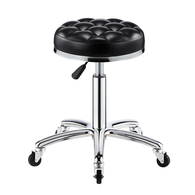 Round Stools Chair Spinning Professional Hydraulic Barber Chair Stylist SimpleTaburete Estetica Con Ruedas Furniture DWH hydraulic armchairs chair simple stylist leather pedicure barber chair taburete con ruedas estetica barber furniture dwh