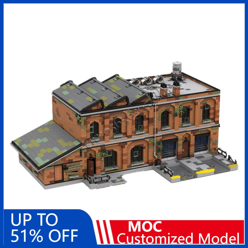 7151 PCS Construction Old Warehouse MOC Customize Modular Building ...