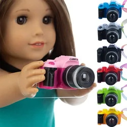 Accessoires de caméra de Simulation de poupée, jouet pour poupée BJD, Mini SLR, caméra à objectif Long, maison de jeu, bricolage, cadeau pour enfant 