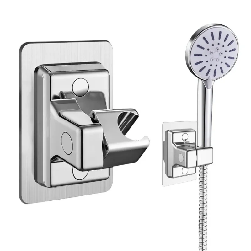 

Shower Head Holder Adjustable Wall Mounted Shower Holder Self-Adhesive Showerhead Handheld Bracket Bathroom Accessories