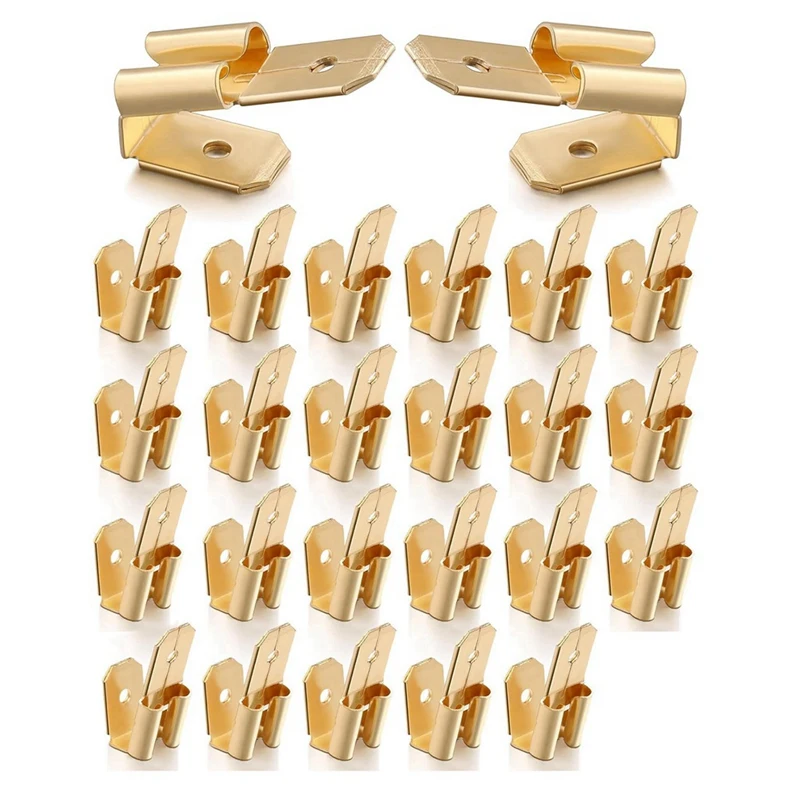 Spade Connectors 3 Way Adapter Dual Male To Single Female Brass Quick Disconnect
