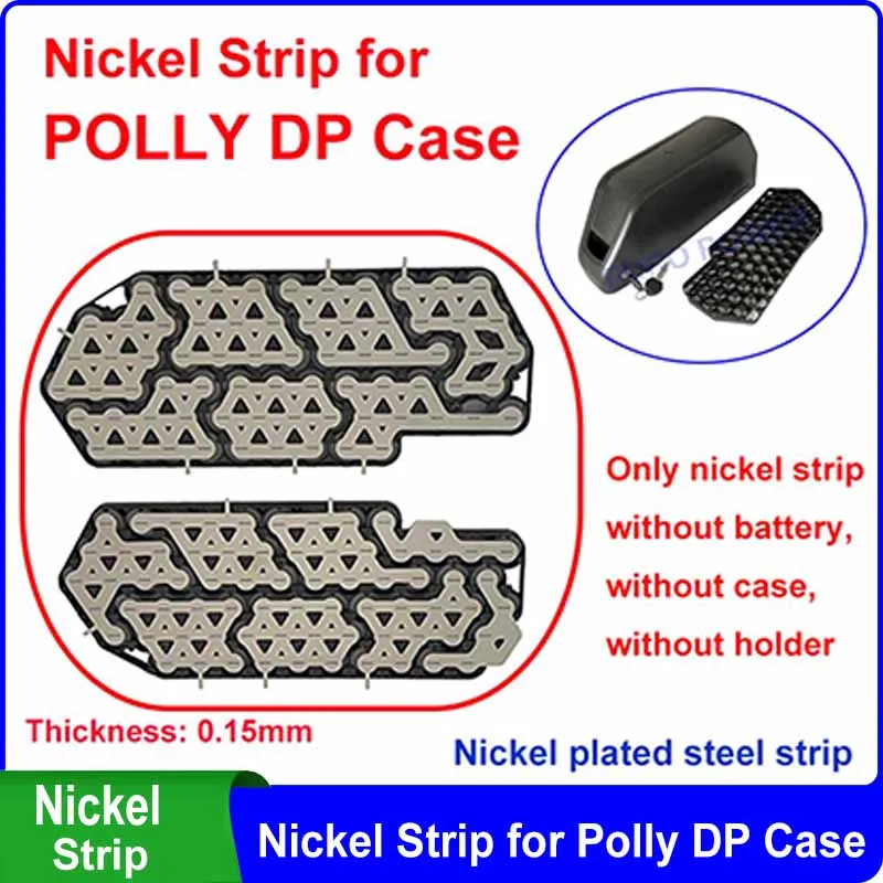 

Polly DP Case Nickel Strip DP-5 DP-6 DP-9 DP-2170-4C DP-2170-5C DP-7-21700 10S 13S 14S 36V 48V 52V for DIY eBike Battery Pack