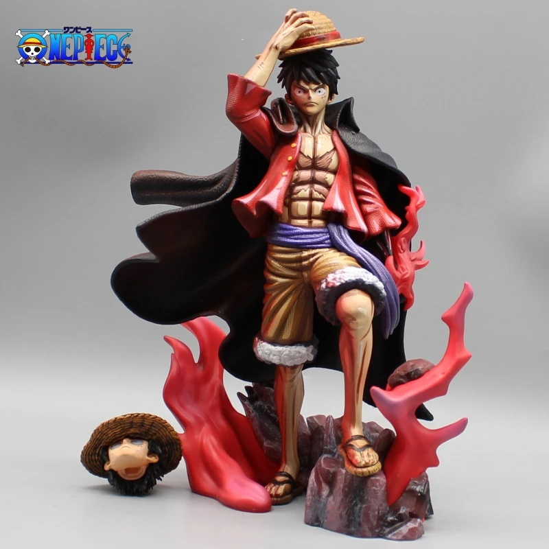

24,5 см цельная аниме-фигурка Supernova Luffy четыре императора Monkey D. Фигурка Luffy Action из ПВХ, Коллекционная модель, кукла, игрушки, подарок
