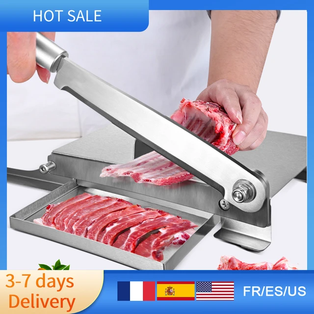 Manual Meat Slicer Spareribs Bone Cutter Machine Chinese Medicine