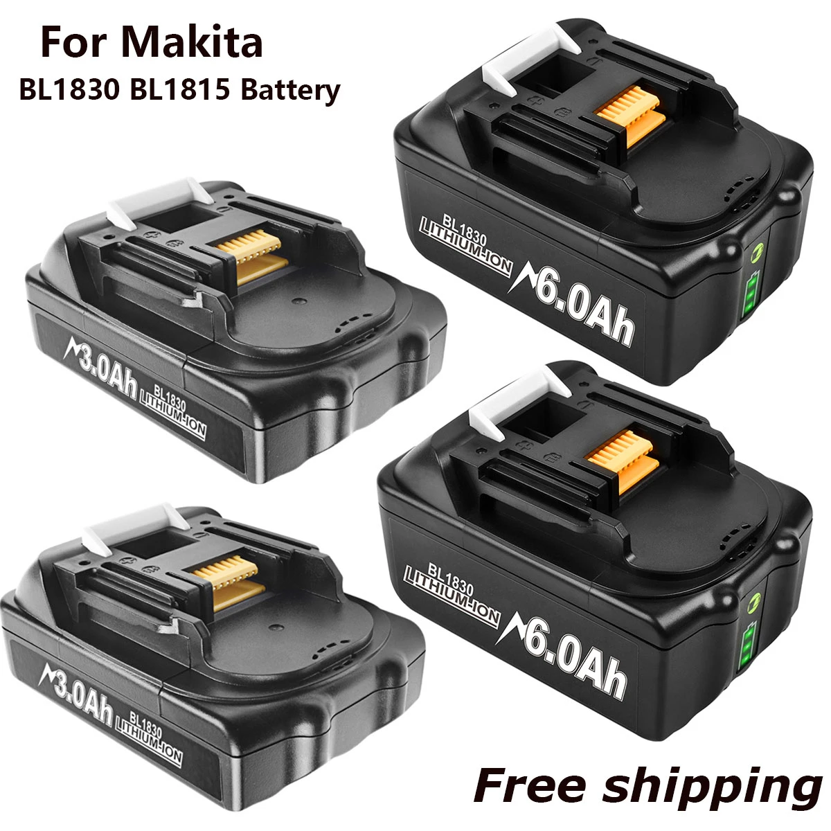 Replacement Batteries Makita 18v | Makita Rechargeable Battery - 18v Bl1815  3.0mah - Aliexpress