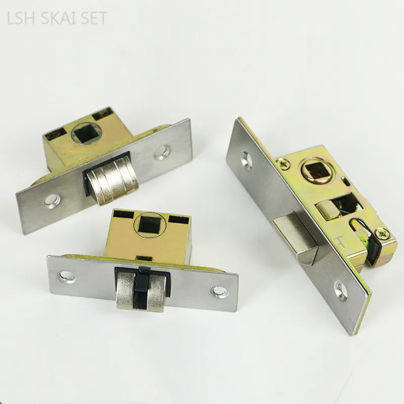 Zinc Alloy Lock Latches Interior Door Fittings Bathroom Room Lock Core Single Latch Door Hardware Accessories 18/22/22mm