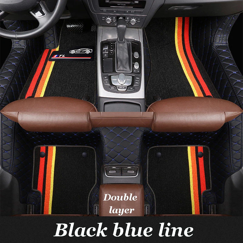 

Custom Car Floor Mats for Mitsubishi Outlander Eclipse Cross ASX 2010-2021 Foot Carpet Cover Auto Interior Accessories