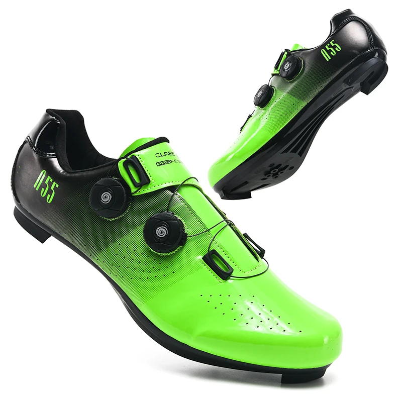 Professional Ultralight Cycling Shoes Men Self-Locking SPD Racing Road Bike Shoes Bicycle Sneakers Outdoor MTB Flat Cleat