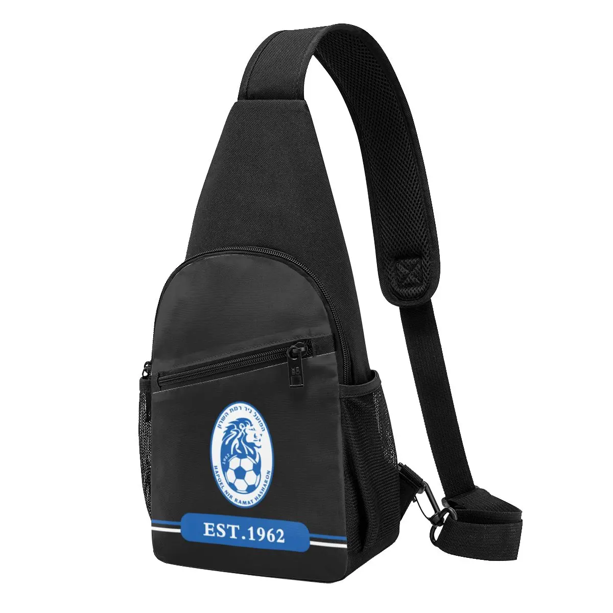 

Israel Hapoel Nir Ramat HaSharon Fc Women & Men Crossbody Sling Backpack Shoulder Sling Chest Bag Travel Hiking Daypack