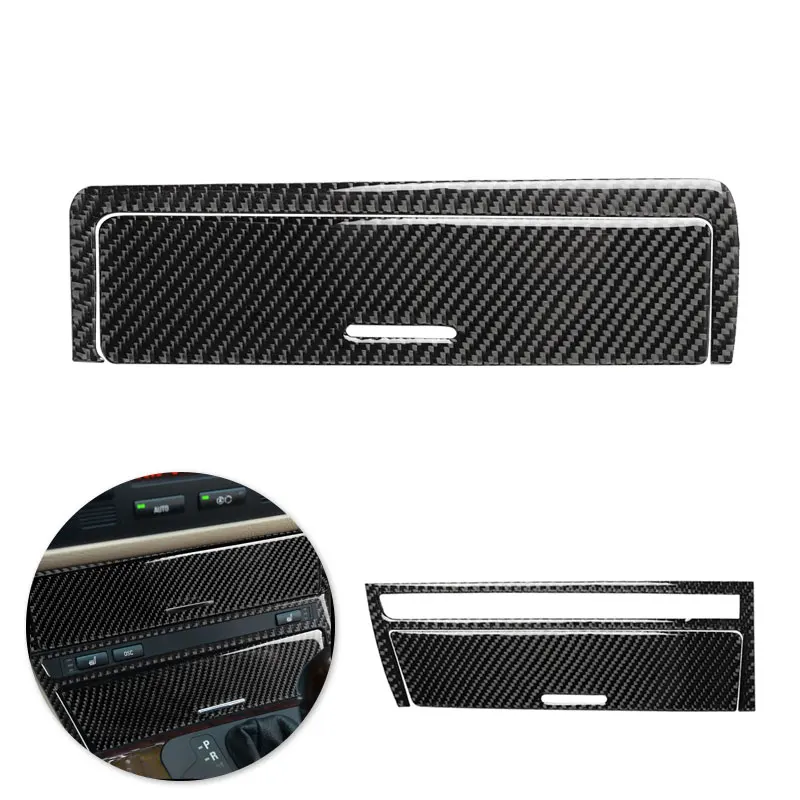 

Для BMW 3 серия E46 1998-2005 автомобильный Стайлинг из углеродного волокна Автомобильная Центральная панель управления трансмиссией переключатель сигареты Задняя отделка