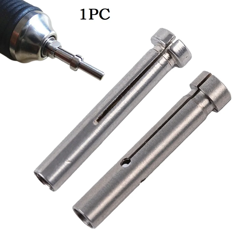 1pc Chuck Drill Converter 2.35 To 3/3.175mm Electric Drill Adapter  Collet Conversion Head For Engraving Machines 10pcs 0 8 3 175mm pcb end mill engraving bits set cnc router bits woodworking engraving wood router corn milling cutter pcb dril