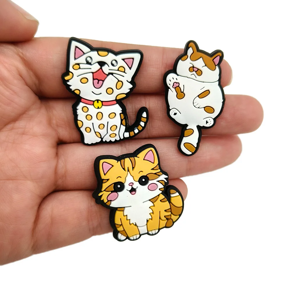 Charming PVC Cat Shoe Accessory