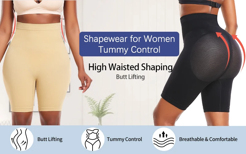 Description Picture 2 of itemHigh Waisted Butt Lifter Slimming Shapers Corset Waist Trainer Plus Size Body Shapewear Weight Loss Underwear Control Panties