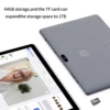 PRITOM 10.1 Inch Tablet PC Android 13 64 GB Quad Core Touch Screen WiFi with SIM Slot Support 3G Phone Call 3