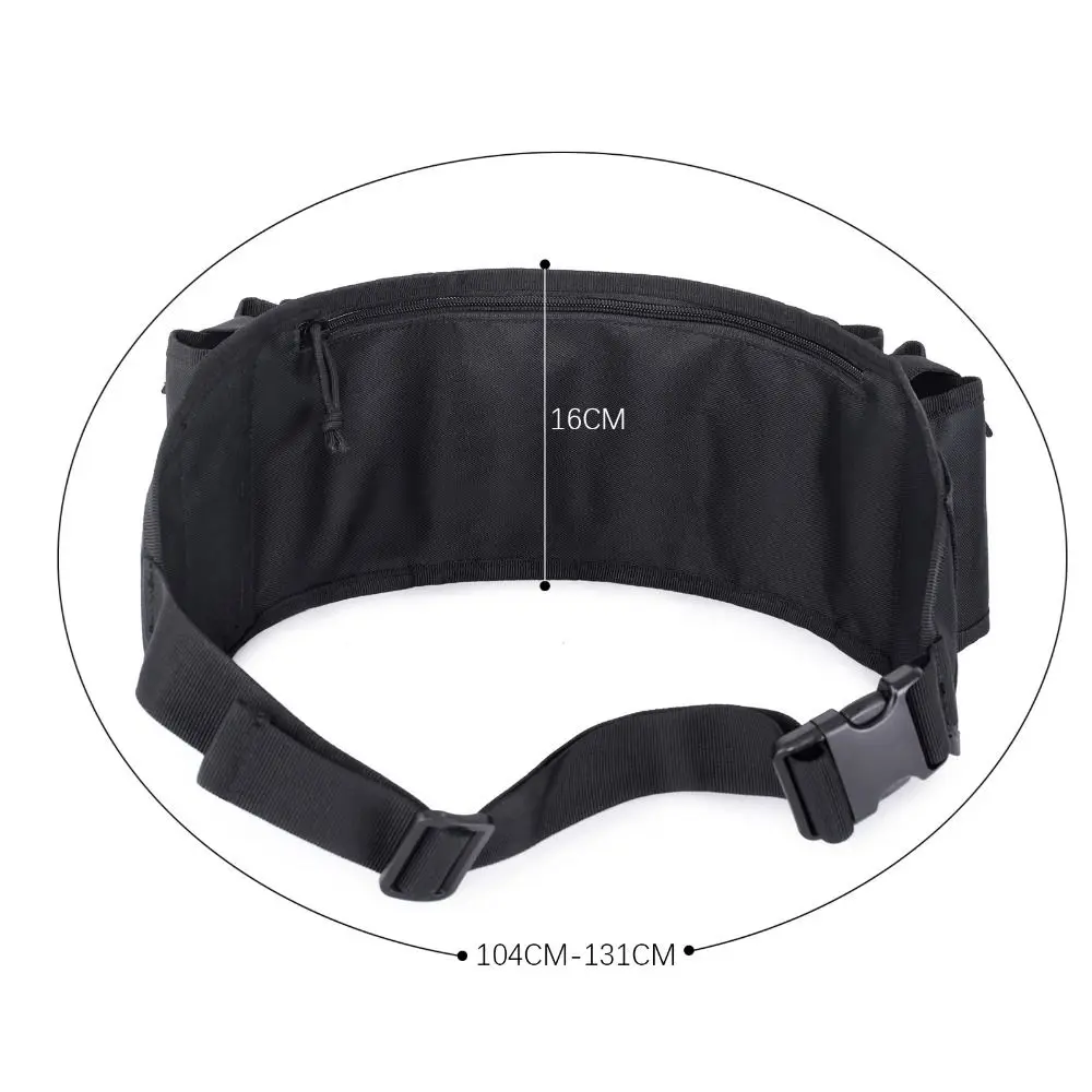 6 Pockets Beer Storage Waist Bag 6 Cans Adjustable Beverage Storage Fannypack Stable Oxford Beer Belt Holder Waist Pack