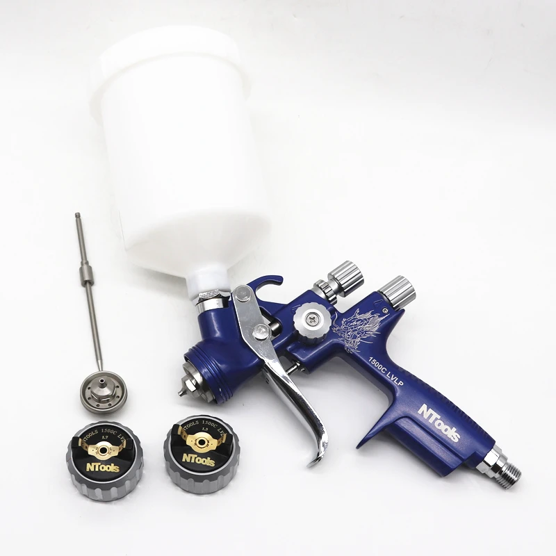 Pistola Per Verniciare Set Pistola Venice A Spuzzo PK60 HVLP Ugello Da 1,4 Mm 1,8 Mm Anest Iwata - Foto 10