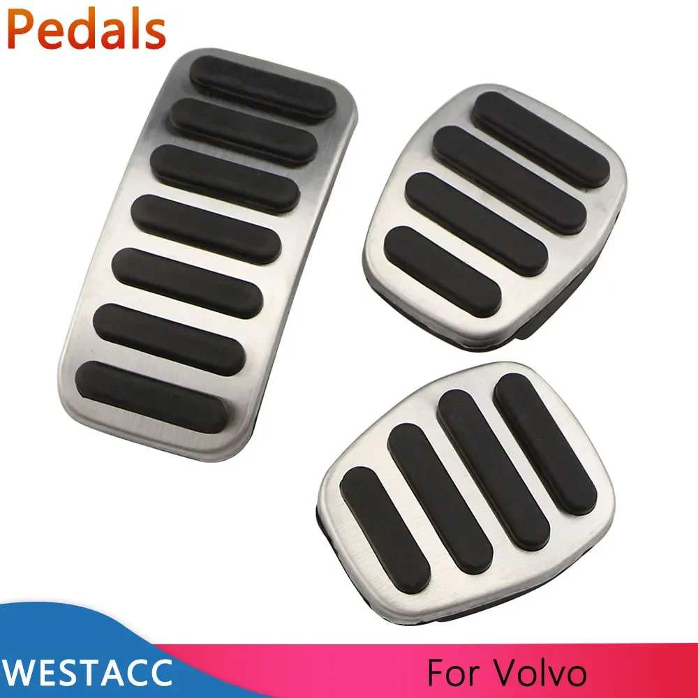 Car Pedals for Volvo V40 XC40 C30 C70 S40 2013 2014 2015 Fuel Gas Brake Accelerator Pedal Pad Cover Accessories