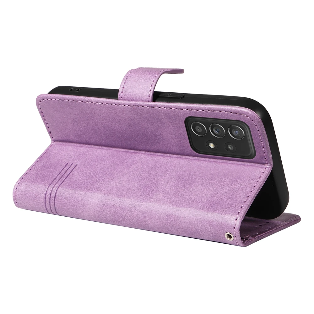 Leder Flip Wallet Case mit Kartenfächern für Samsung Galaxy A32 A33 A34 A35 A52 A52S A53 A54 A55 A72 A73 5G M15 M22 M54 M55 M62 – Detail 6