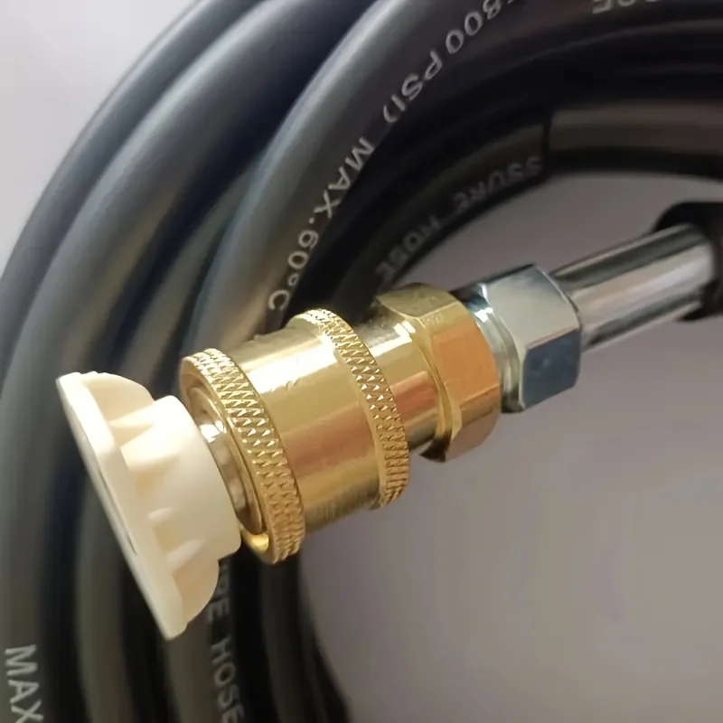 1pc Sewer Jetter Kit For Pressure Washer,20FT-200FT5800PSI Drain Cleaner Hose,1/4 Inch NPT 2