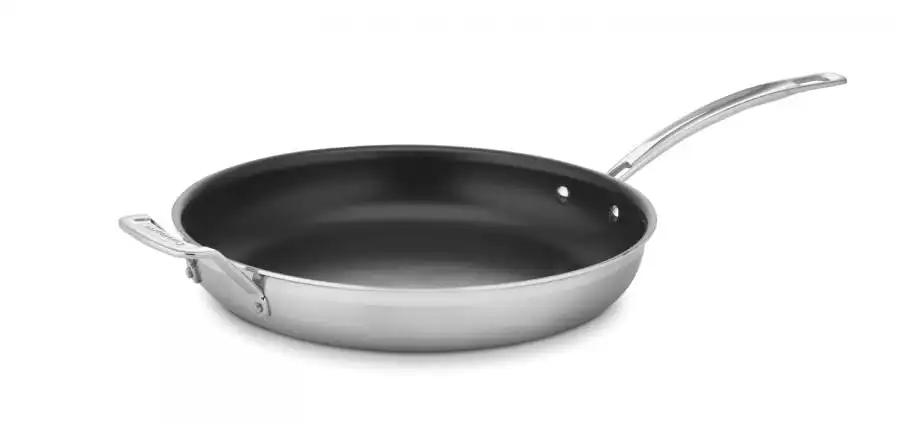 

Pro -Ply Stainless Steel 12" Non-Stick Skillet W/Helper