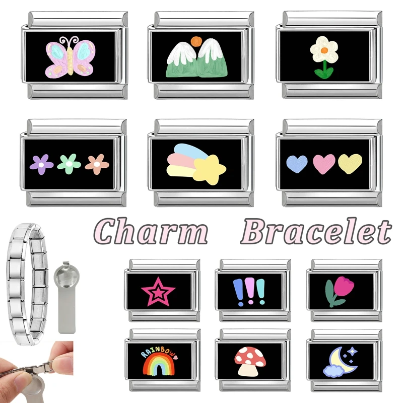 Charm Bracelet Stainless Steel Accessories