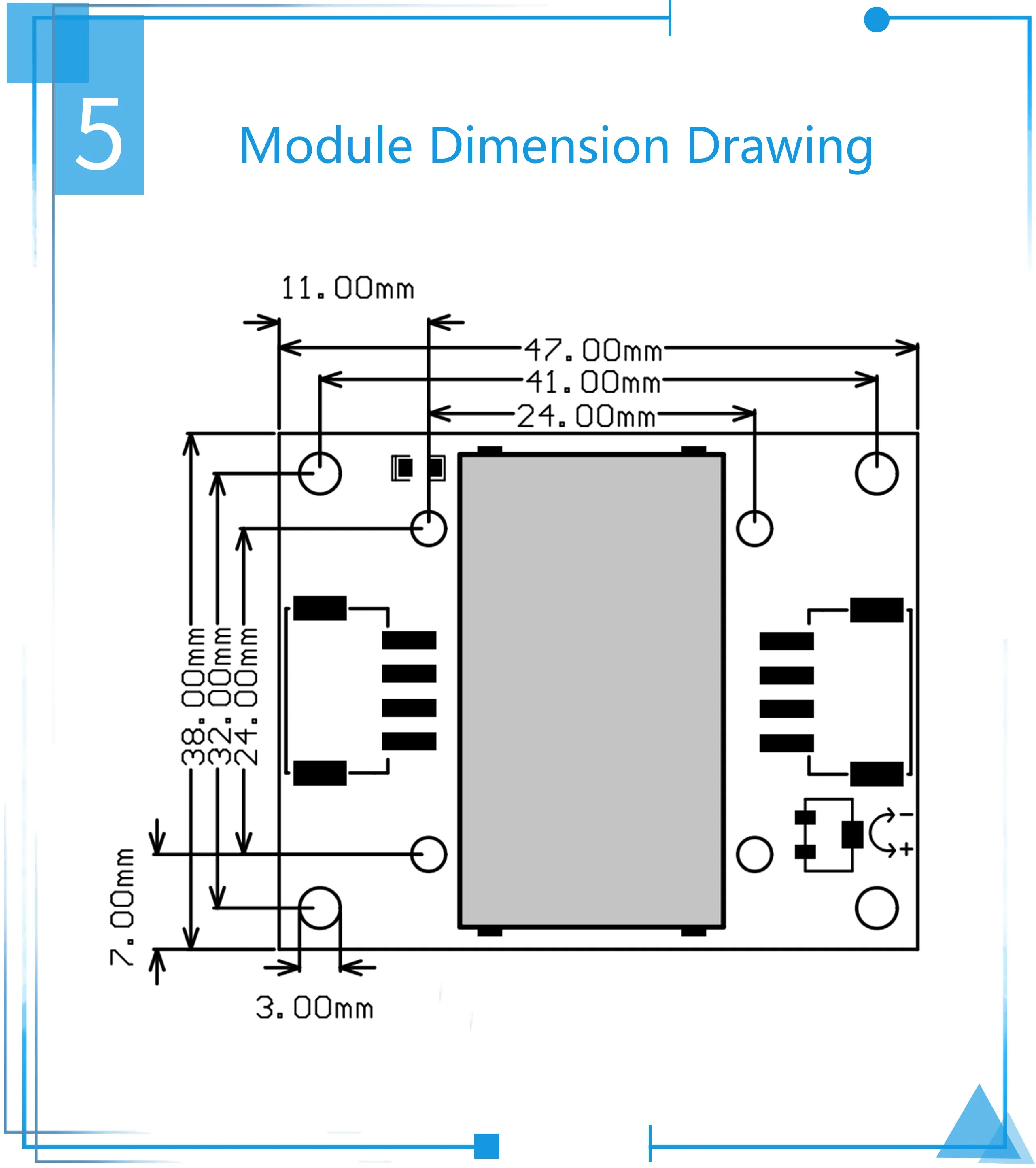 Precision constant current source module, adjustable current source, high-precis
