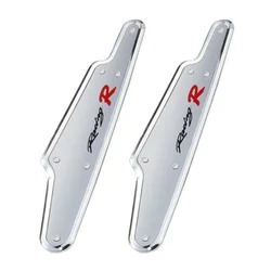 Sleek Red and Black Car Wiper Booster with Pressure Regulator and Decorative Wing (Siliver)