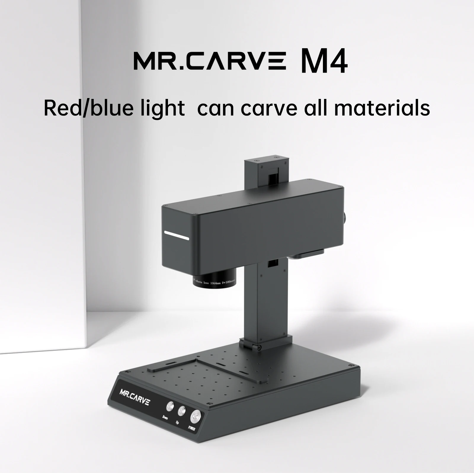 MR.CARVE M4 Double-optical All-material optical Fiber Marking Machine Portable Desktop Metal Engraving Machine