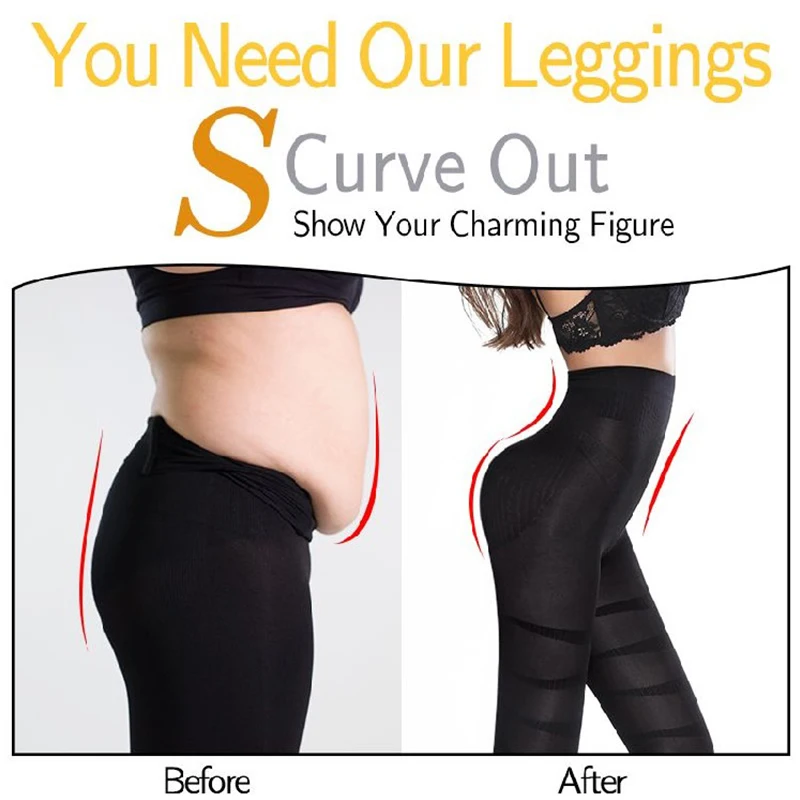 Leg Slimming Body Shaper Anti Cellulite Compression Leggings High Waist  Tummy Control Panties Thigh Sculpting Slimmer Shapewear