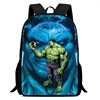 Nylon Backpack with The Hulks Print School Bag for Boys Girls Children Backpack with Cartoon Hero Patten Softback and Durable 2