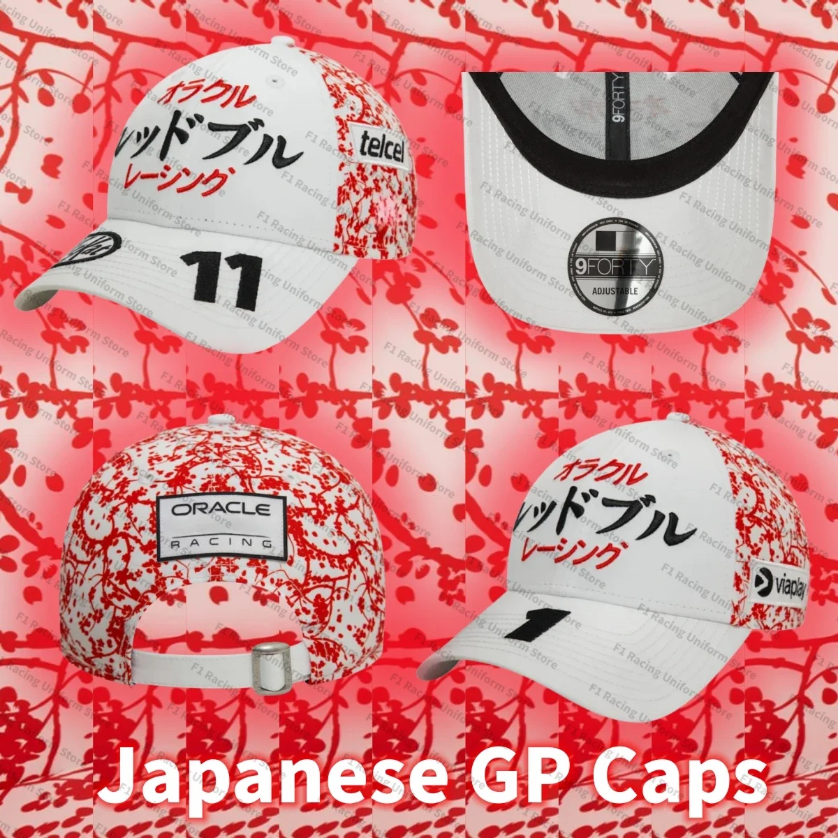 Official F1 Bull Team Cap 2024 Japanese GP Cap Sergio Perez Cap Verstappen Hat Formula 1 Baseball Hat MOTO Hats Fan Cap