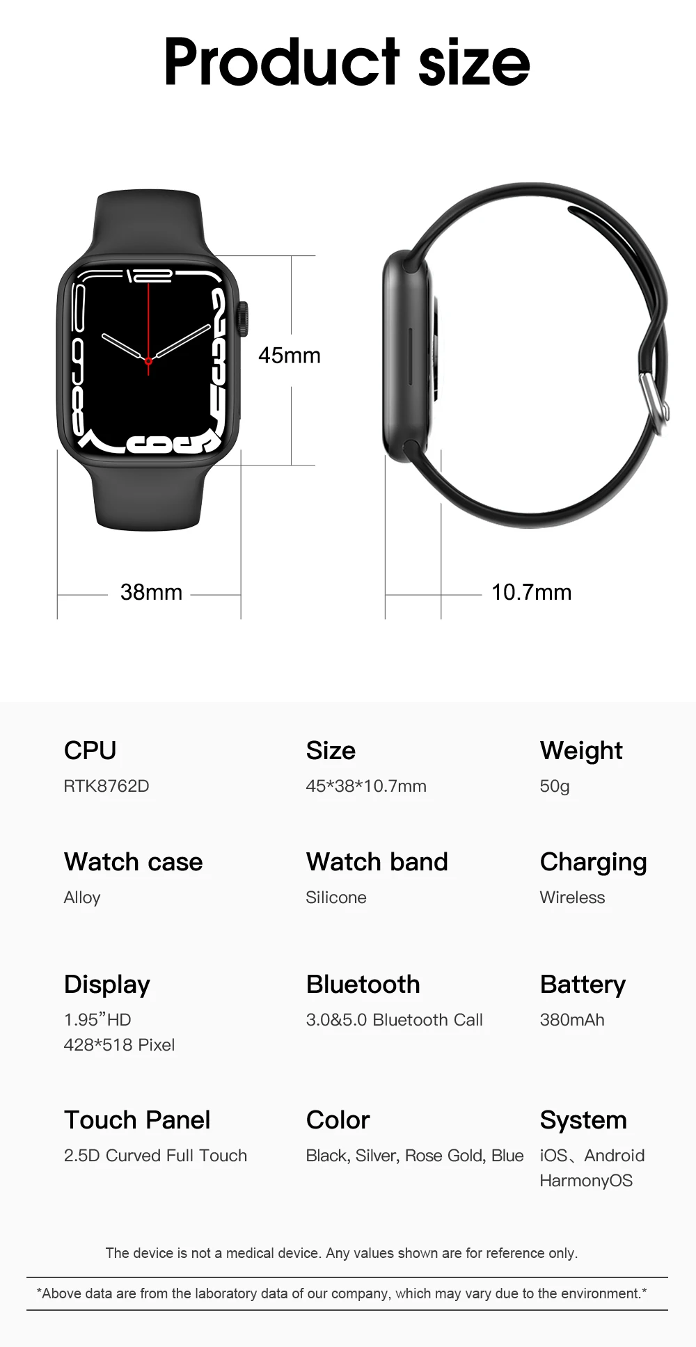 Smart Watch With Siri 