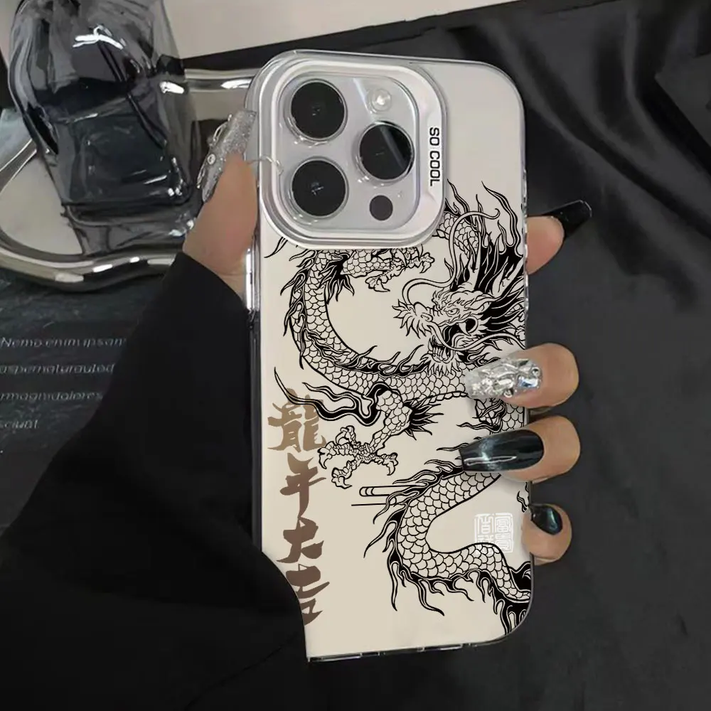 Elegant Fashion Dragon Shockproof Phone Case Cover