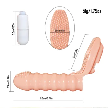 Silicone Reusable Finger Masturbation Vibrator Massage Prostate Intense Clit Stimulation Sex Toys For Women Adult 18 Products 5