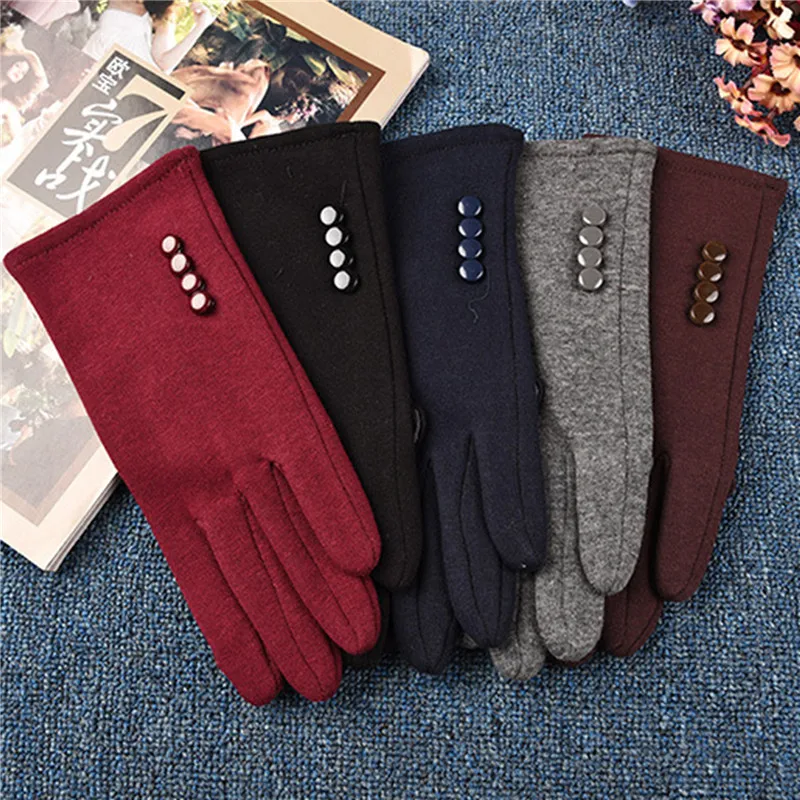 

Women Touch Screen Winter Gloves Autumn Warm Gloves Wrist Mittens Driving Ski Windproof Glove Luvas Guantes Handschoenen