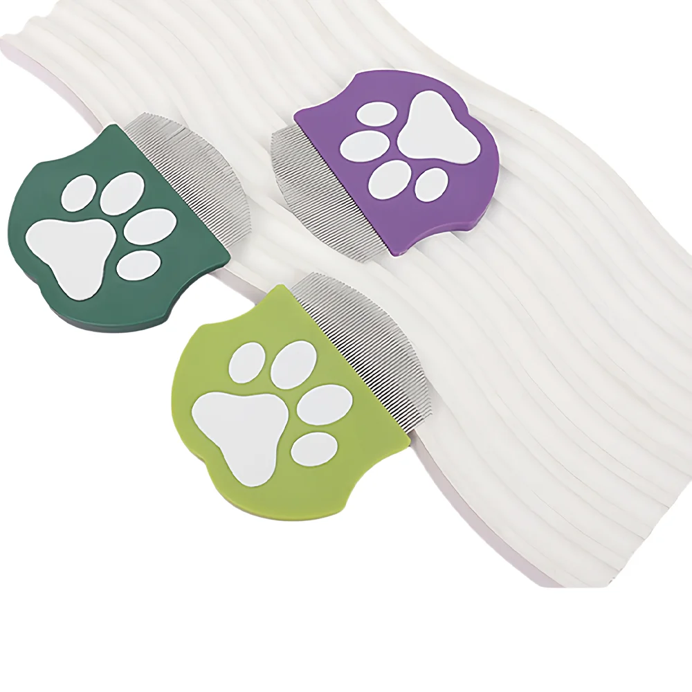 Description Picture 5 of itemCurved Mini Pet Comb for Cats & Dogs - Flea Removal, Facial Deshedding & Grooming Tool