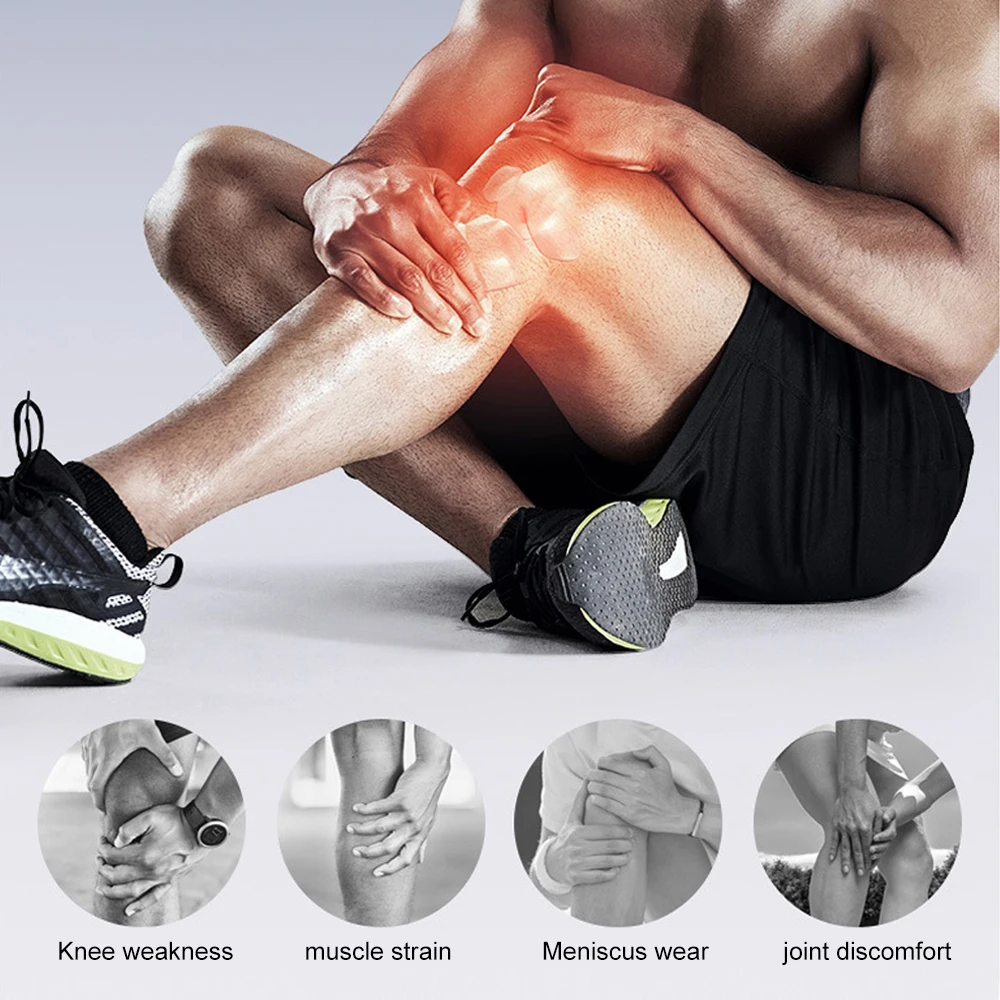1/2 Stück ultradünner Patellasees-Stützgurt, verstellbare Kniebandage für Laufen, Arthritis, Pullover, Genesung von Tennisverletzungen – Detail 14