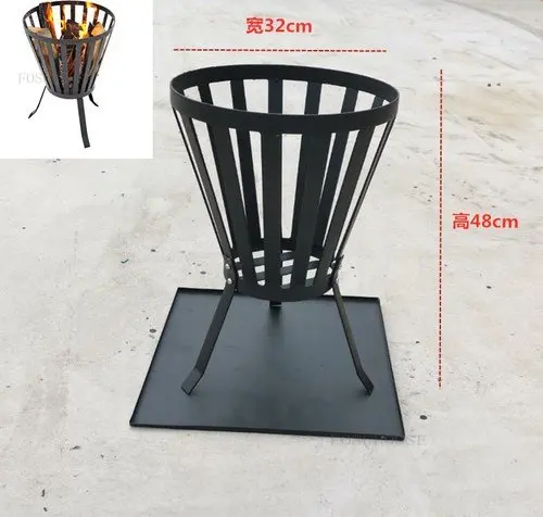 48X32 campfire stand