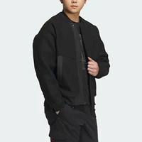 Adidas officiel véritable hiver nouvelle veste tricotée en polaire ample pour hommes IP4910 2
