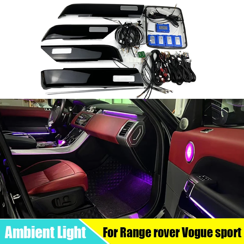 For Range rover Vogue sport 13-21 Replace style Inter door led Ambient light speaker cover decorate light executive Edition